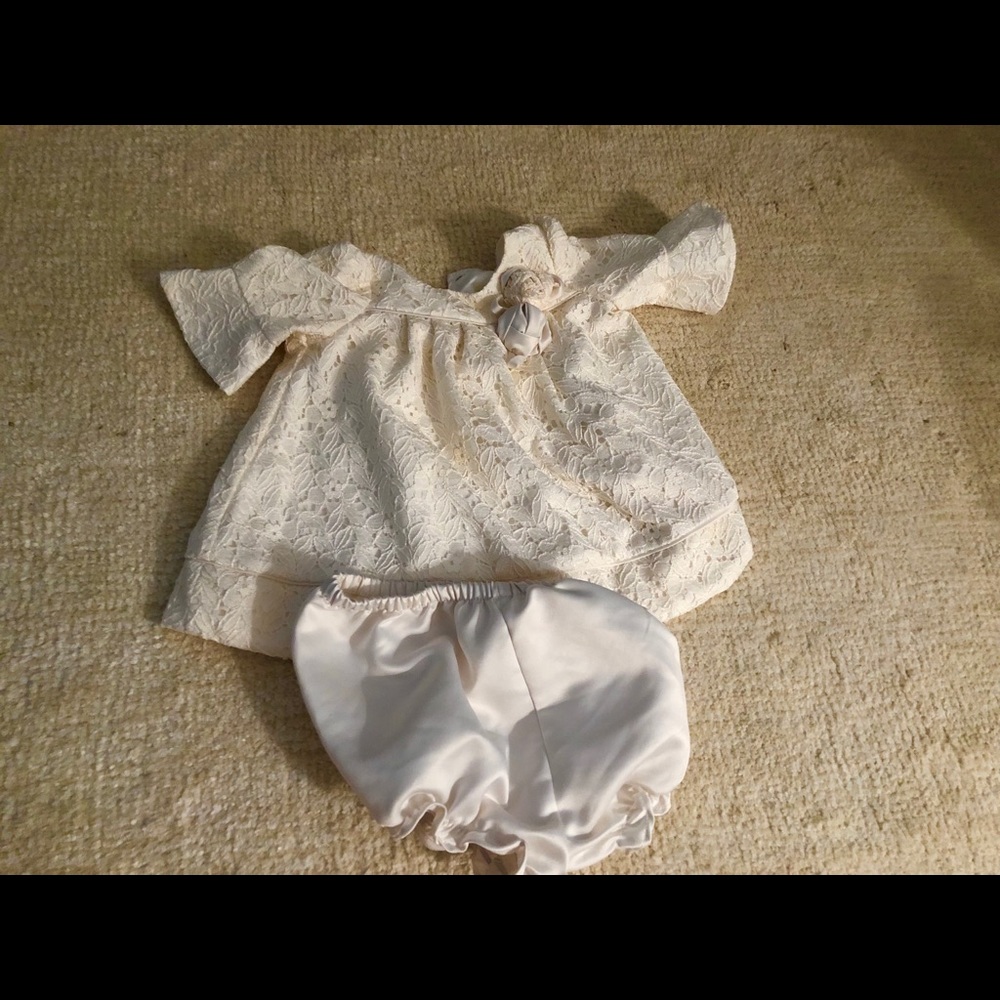 White/cream Laura Ashley Dress 3-6m